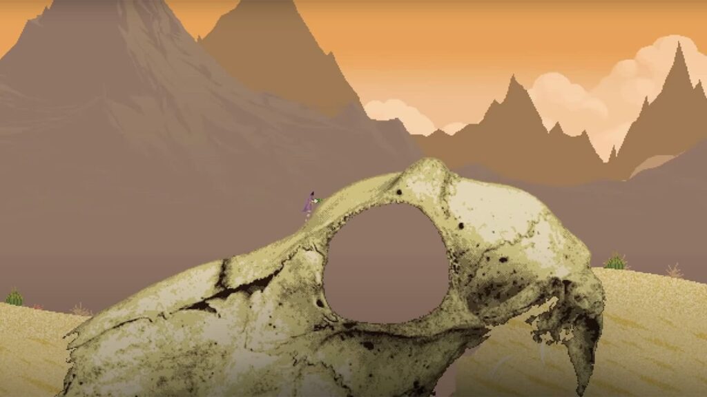 An official screenshot of Noita.