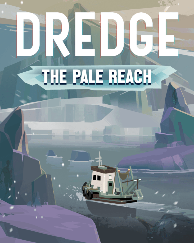 The official art for Dredge's The Pale Reach DLC.