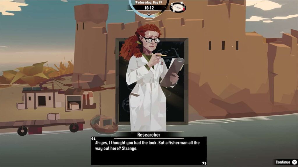 A screenshot of Dredge showing the Researcher.