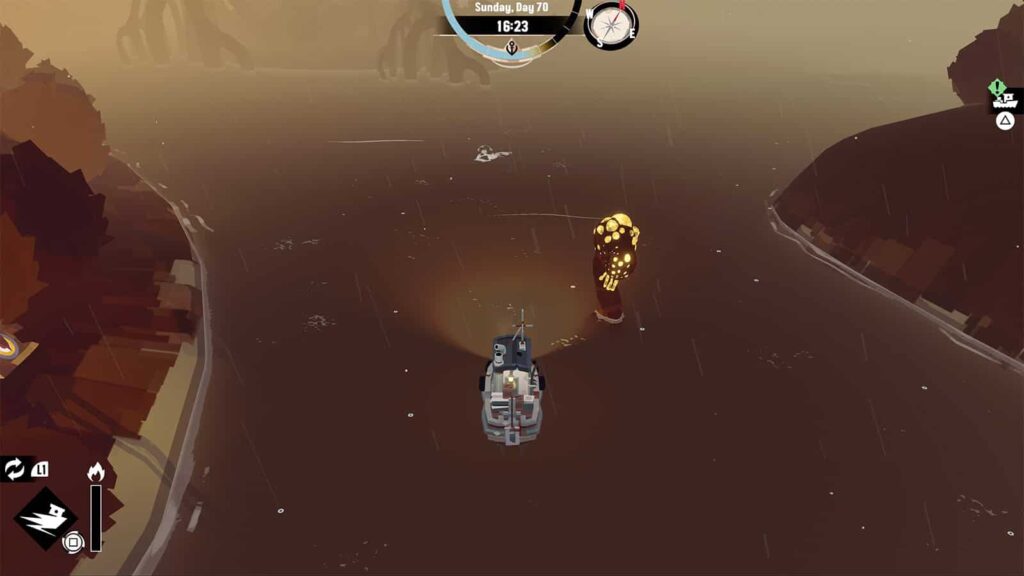 A screenshot of Dredge showing the monsters you need to avoid in Twisted Strand.