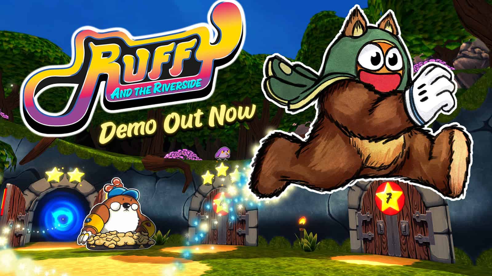 The official art for Ruffy and the Riverside.