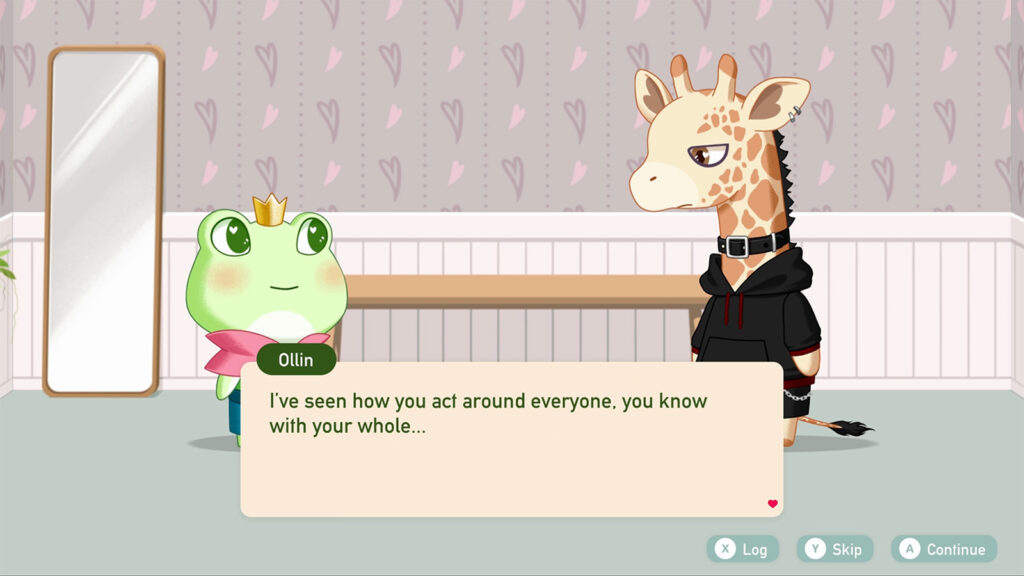 A screenshot from Love, Ghostie showing Ollin and Gerard during a milestone key event.