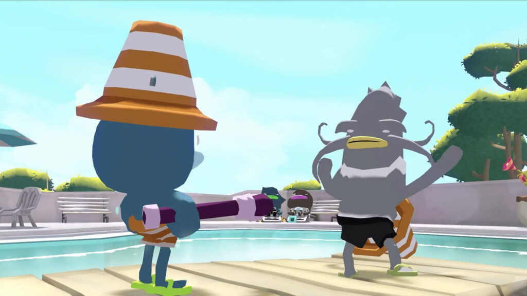 A screenshot of Tiny Terry's Turbo Trip showing Terry at Breenklaps dance class.