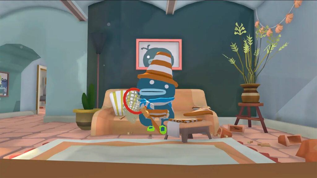 A screenshot of Tiny Terry's Turbo Trip showing Terry's apartment.