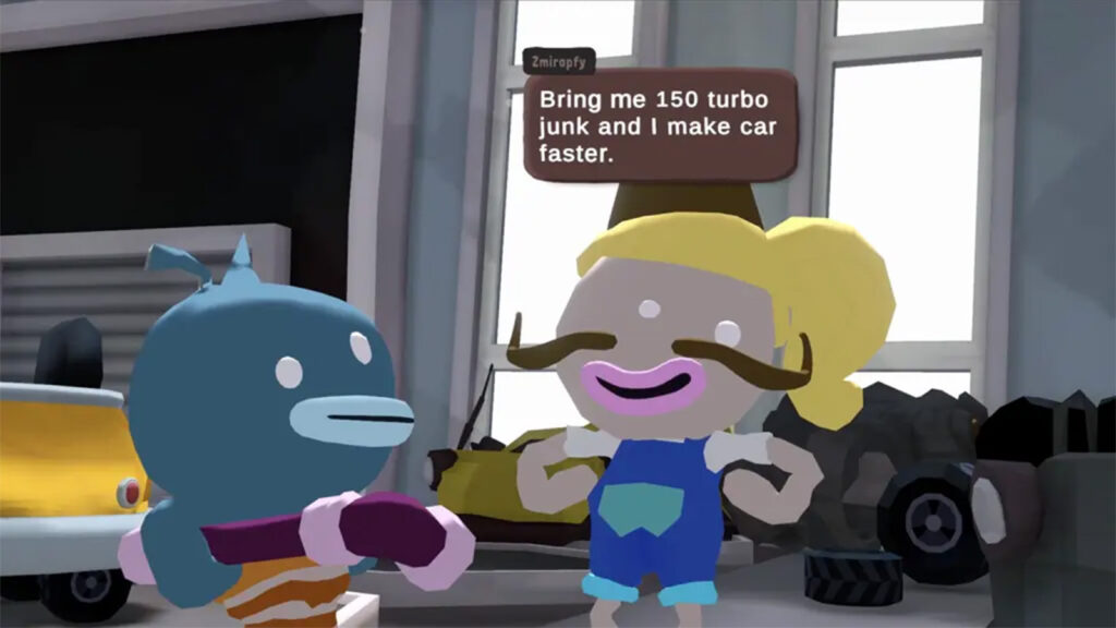 A screenshot of Tiny Terry's Turbo Trip in Zmirapfy's garage.